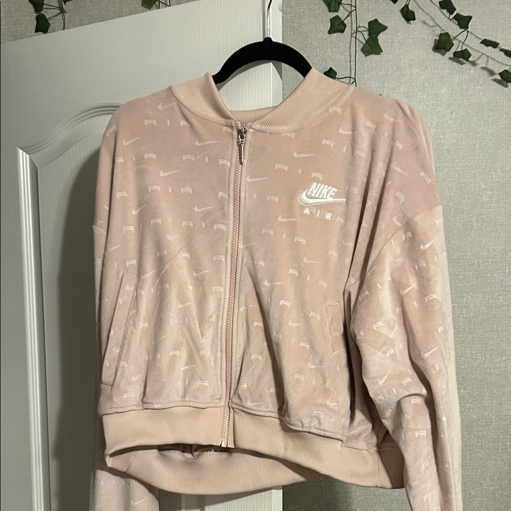 Nike Women's Soft Pink Bomber Jacket